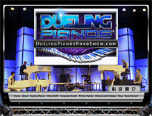 Tablet Screenshot of duelingpianosroadshow.com